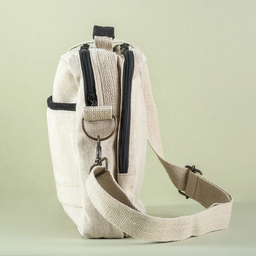 Vendor-unknown ShoesBags&More MANHATTAN 100% Organic Hemp Laptop Bag (15x11.4x4) - Eco-Friendly, Plastic-Free, Work From Home Essential 3 Vendor-unknown ShoesBags&More MANHATTAN 100% Organic Hemp Laptop Bag (15x11.4x4) (Plastic-free)