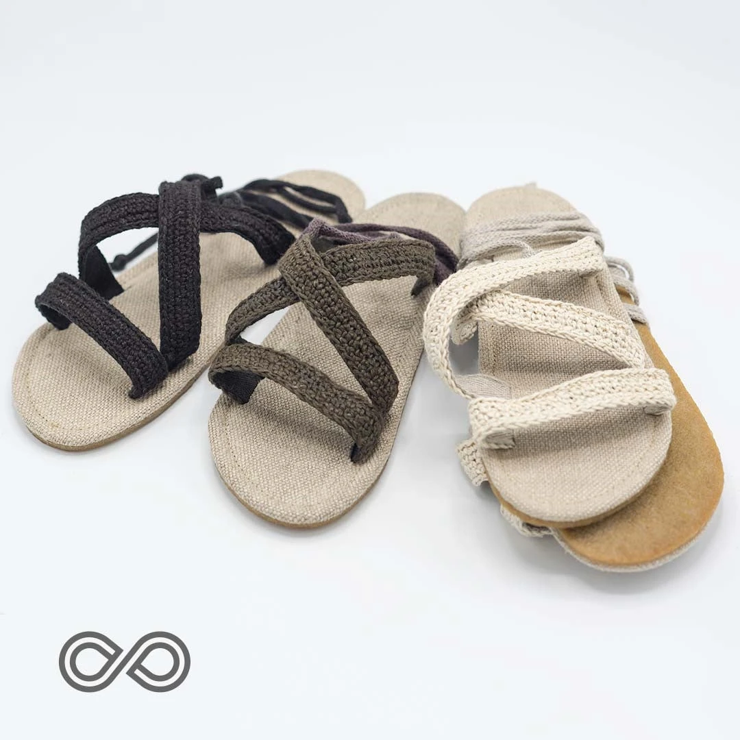 ARABIAN NIGHTS Women's Lace-up Hemp Sandals - Eco-Friendly Women’s Footwear 4 Vendor-unknown Women’s Footwear ARABIAN NIGHTS Women's Lace-up Hemp Sandals