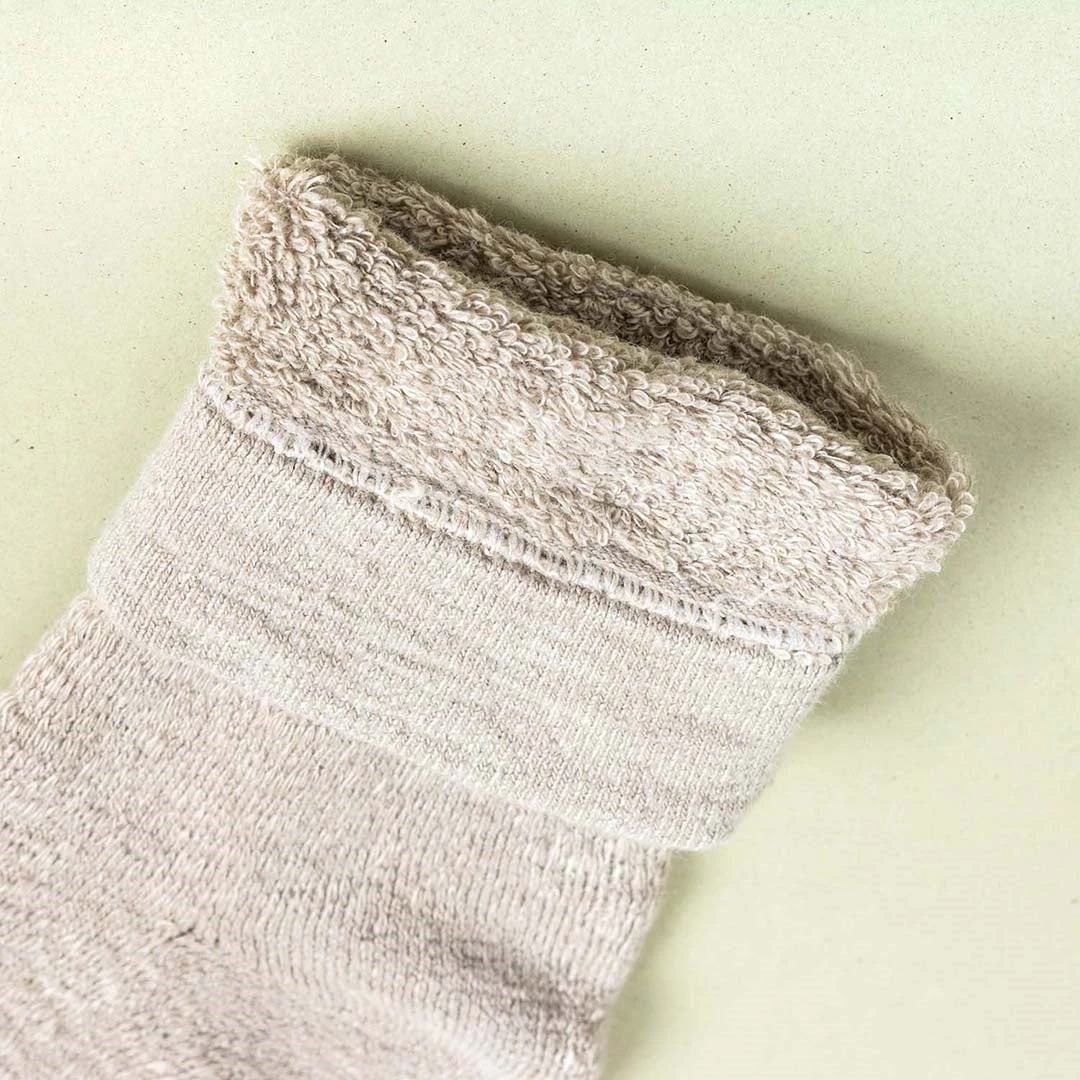 SCHUMANN 99% Organic French Flax Linen Terry Socks - Thick, Plush, Soft & Elastic-Free 5 SCHUMANN 99% Organic French Flax Linen Terry Socks (Thick, Plush, Soft)