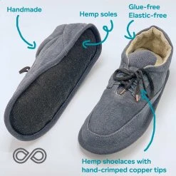 Women’s Footwear Zen Zero Drop Hemp Grounding Shoes (Hemp Soles)