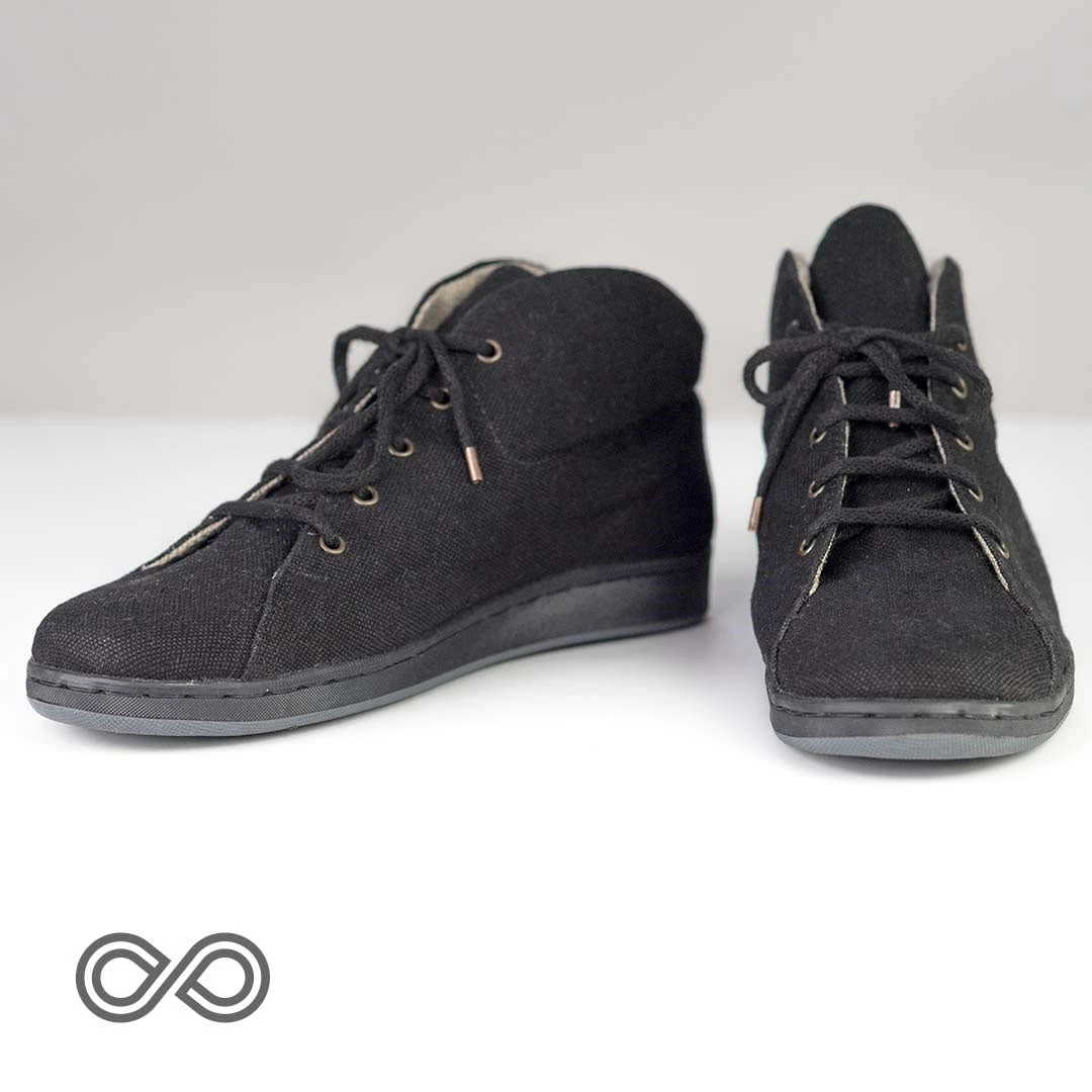DETROIT Handmade Hemp High-Top Urban Boots for Men | Eco-Friendly & Stylish (40-46EU) 10 Vendor-unknown Footwear DETROIT Handmade Hemp High-Top Urban Boots (40 - 46EU)
