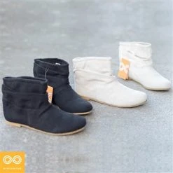 MADEMOISELLE Women's Handmade Hemp Boots - Eco-Friendly Ladies Footwear (Women's Sizes) 18 Shoes Women’s Footwear MADEMOISELLE Ladies Handmade Hemp Boots (Women's Sizes)