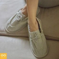 GLUCK Glue-Free 100% Hemp Moc House Shoes - Grounding Slippers for Women & Men (Unisex) 22 Vendor-unknown GLUCK Glue-free 100% Hemp Moc House Shoes Grounding Slippers (Unisex) Women’s Footwear