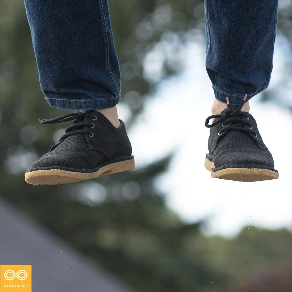 DOCKLANDS Handmade Hemp Moccasins - Unisex Natural Rubber Sole Shoes | Eco-Friendly Footwear 6 Shoes DOCKLANDS Handmade Hemp Moccasins (Unisex) (Natural Rubber Sole) Footwear