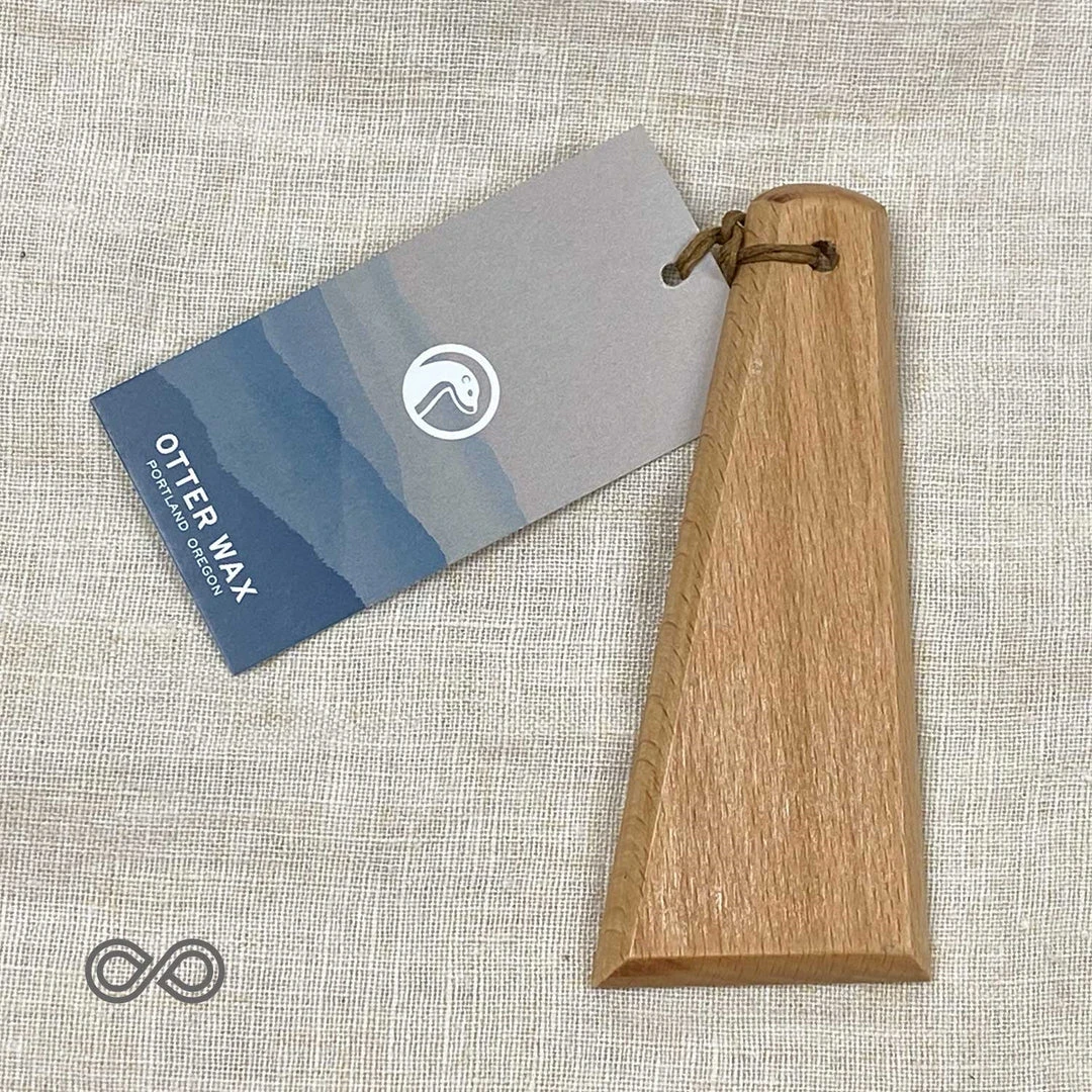 Premium Wooden Wax Smoothing Tool for Fabric Waterproofing Wax - Ideal for Shoes, Bags & Women’s Footwear 2 Vendor-unknown Wooden Wax Smoothing Tool For Applying Fabric Waterproofing Wax