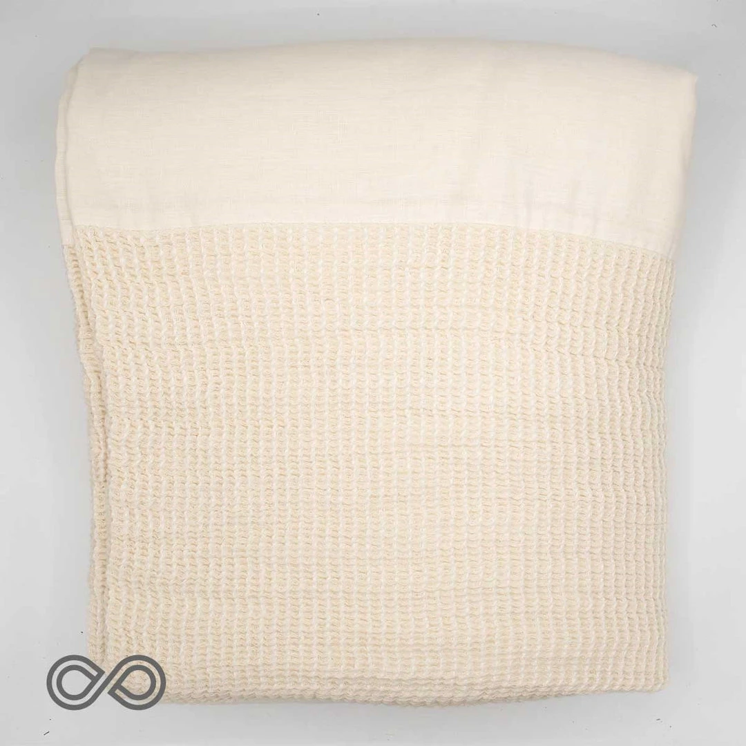 Melrose Organic Linen Blanket - Luxurious Bedspread for Living Room & Bed 1 Vendor-unknown Melrose Organic Linen Blanket Bedspread