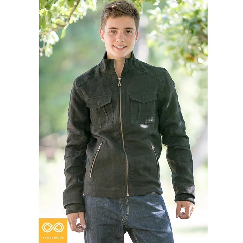 Unisex PARK LANE Organic Hemp Jacket with Organic Cotton Fleece Lining - Eco-Friendly Warmwear & Outerwear 11 Vendor-unknown Warmwear & Outerwear PARK LANE Organic Hemp Jacket (Organic Cotton Fleece Lining) (Unisex)