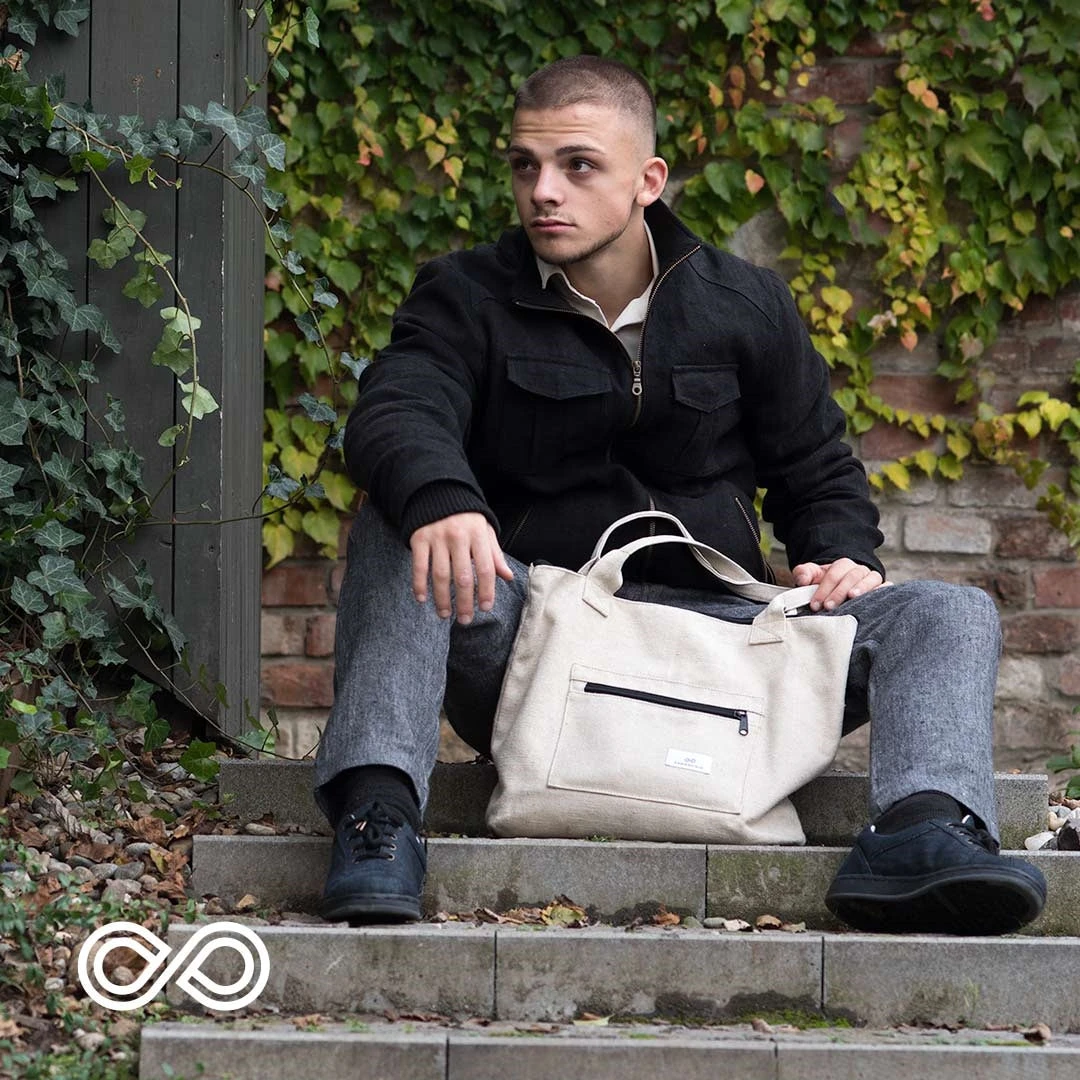 Unisex PARK LANE Organic Hemp Jacket with Organic Cotton Fleece Lining - Eco-Friendly Warmwear & Outerwear 6 Vendor-unknown Warmwear & Outerwear PARK LANE Organic Hemp Jacket (Organic Cotton Fleece Lining) (Unisex)