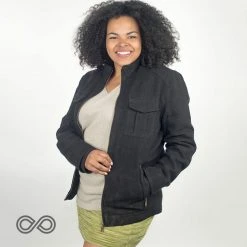 Unisex PARK LANE Organic Hemp Jacket with Organic Cotton Fleece Lining - Eco-Friendly Warmwear & Outerwear 15 Vendor-unknown Warmwear & Outerwear PARK LANE Organic Hemp Jacket (Organic Cotton Fleece Lining) (Unisex)