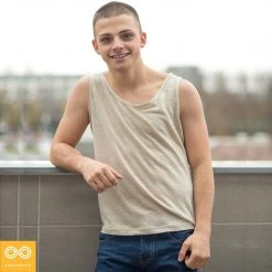Rawganique CHOPIN 100% Organic French Linen Tank Top (Unisex)