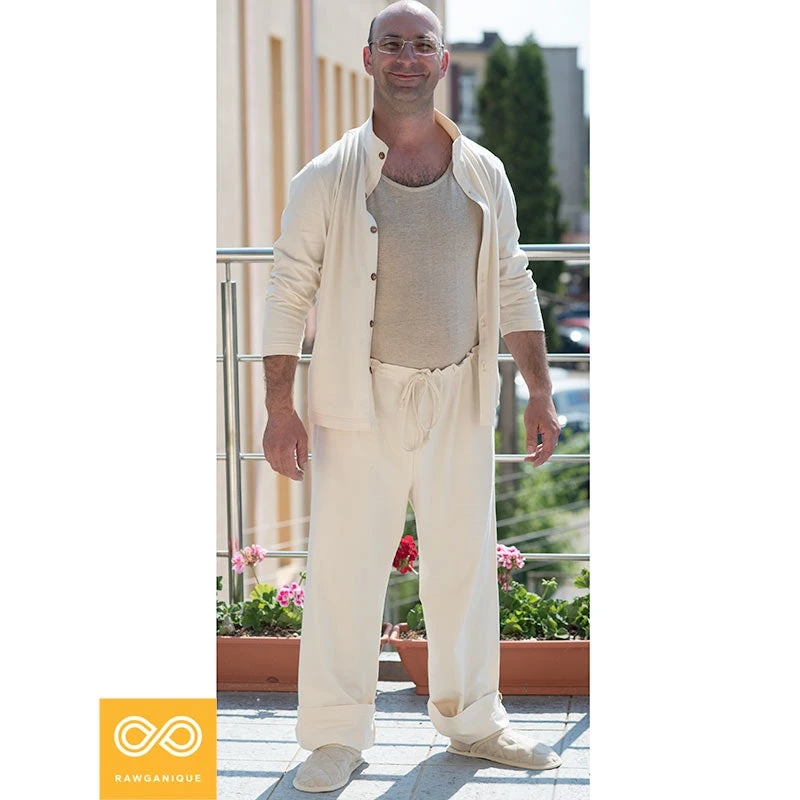 STRASBOURG 100% Organic Prima Cotton Jersey Shirt for Men - Uniquely Rawganique 5 Vendor-unknown STRASBOURG 100% Organic Prima Cotton Jersey Shirt