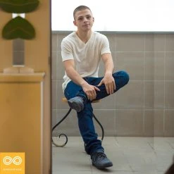 Vendor-unknown TIVOLI V-Neck Slim-Fit 100% Hemp T-Shirt T-Shirts