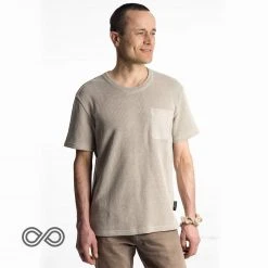 Vendor-unknown MANLEY BEACH 100% Hemp T-Shirt (Thick, Ribbed, With Pocket))