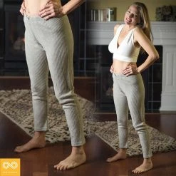 SANTA BARBARA 100% Organic Linen Yoga Leggings for Women - Plus & Curvy Fit, Eco-Friendly & Breathable 13 Vendor-unknown SANTA BARBARA 100% Organic Linen Yoga Leggings