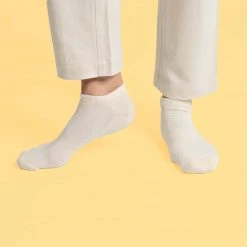 RIDGE VALLEY 3-Pack 95% Organic Cotton Anklet Socks (Made In USA) (Unisex)