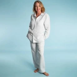 Vendor-unknown SAN JOSE 100% Organic Hemp Pajamas PJ Set (Long-sleeves / Pants) (Unisex) Lingerie & Sleepwear