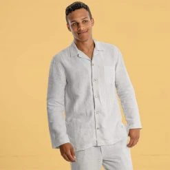 Vendor-unknown SAN JOSE 100% Organic Hemp Pajamas PJ Set (Long-sleeves / Pants) (Unisex) Lingerie & Sleepwear