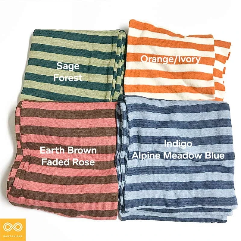 NOTTINGHAM 100% Organic Hemp Knit Scarf - Double Layer, Unisex, 77" X 7" - Warmwear & Outerwear 24 Vendor-unknown NOTTINGHAM 100% Organic Hemp Knit Scarf (Double Layer) (Unisex) (77" X 7") Warmwear & Outerwear