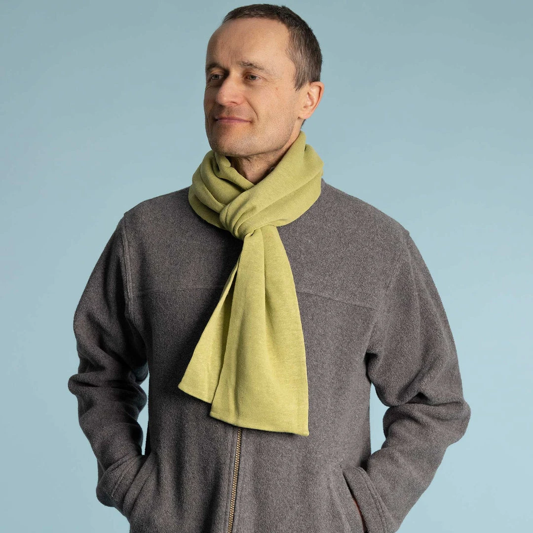NOTTINGHAM 100% Organic Hemp Knit Scarf - Double Layer, Unisex, 77" X 7" - Warmwear & Outerwear 4 Vendor-unknown NOTTINGHAM 100% Organic Hemp Knit Scarf (Double Layer) (Unisex) (77" X 7") Warmwear & Outerwear