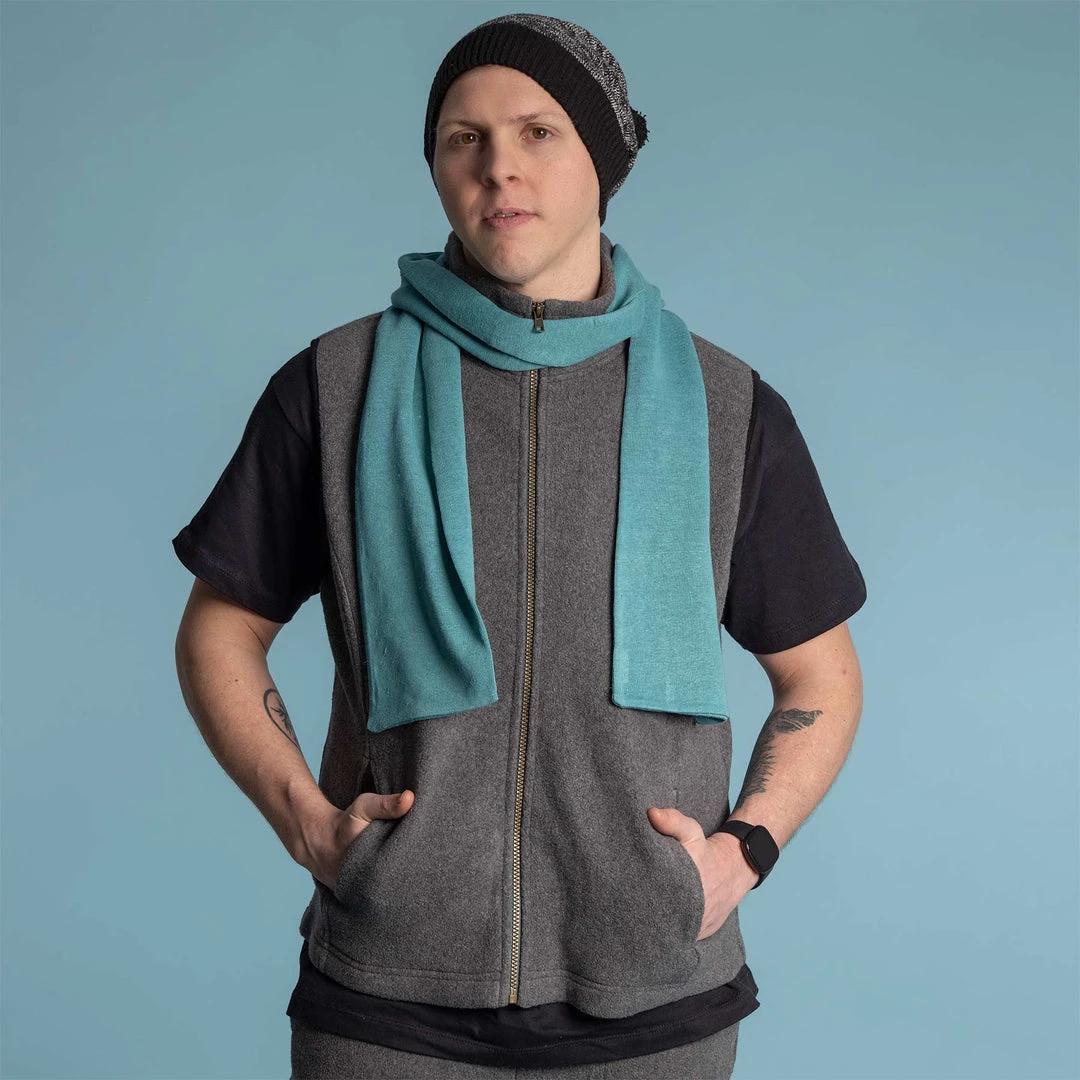 NOTTINGHAM 100% Organic Hemp Knit Scarf - Double Layer, Unisex, 77" X 7" - Warmwear & Outerwear 6 Vendor-unknown NOTTINGHAM 100% Organic Hemp Knit Scarf (Double Layer) (Unisex) (77" X 7") Warmwear & Outerwear