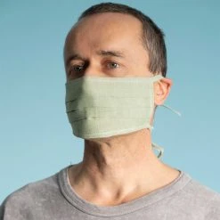 SCHOENBERG 100% Hemp Elastic-Free Face Mask | Eco-Friendly & Breathable Face Covering 24 Vendor-unknown Face Coverings SCHOENBERG 100% Hemp Face Mask Mouth Mask (Elastic-free)