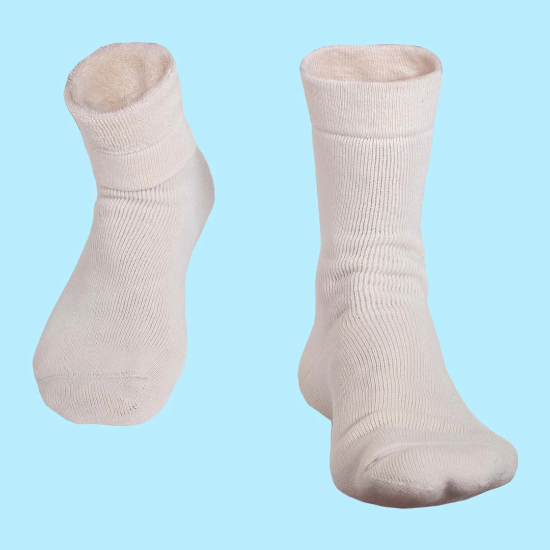SCHUBERT 99% Organic Cotton Terry Socks - Plush, Thick, Soft Elastic-Free Socks for Men 2 SCHUBERT 99% Organic Cotton Terry Socks (Plush, Thick, Soft)