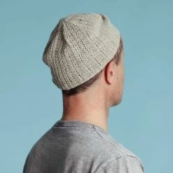 Vendor-unknown Sports & Outdoor SEATTLE 100% Organic Linen Knit Hat - Skull Cap (Unisex)