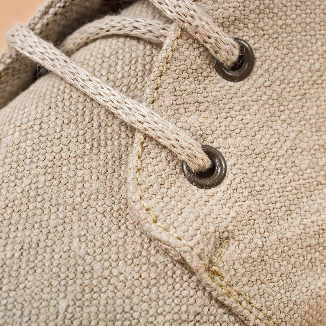 DOWNTON Men's Hemp High Top Shoes with Natural Rubber Sole | Eco-Friendly Men's Footwear 12 Shoes DOWNTON Men's Hemp High Tops With Natural Rubber Sole (Men's Sizes)