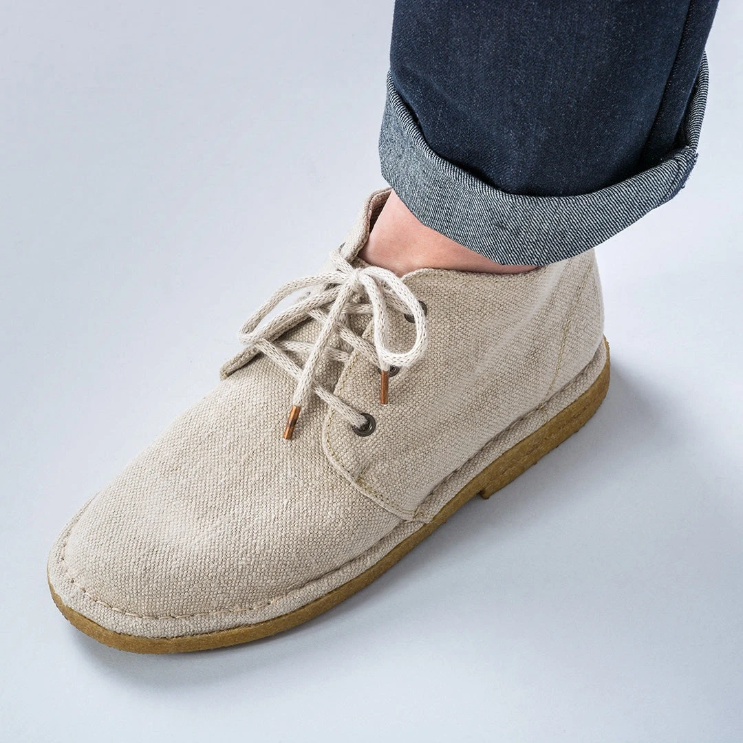 DOWNTON Men's Hemp High Top Shoes with Natural Rubber Sole | Eco-Friendly Men's Footwear 7 Shoes DOWNTON Men's Hemp High Tops With Natural Rubber Sole (Men's Sizes)