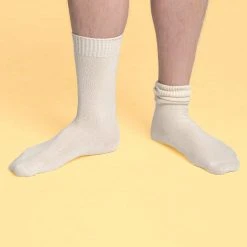 SIMPLICITY 3-Pack Organic Cotton Jersey Crew Socks (USA)