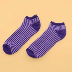 CYPRESS POINT 3-Pack Organic Cotton No-Show Anklet Footie Golf Socks