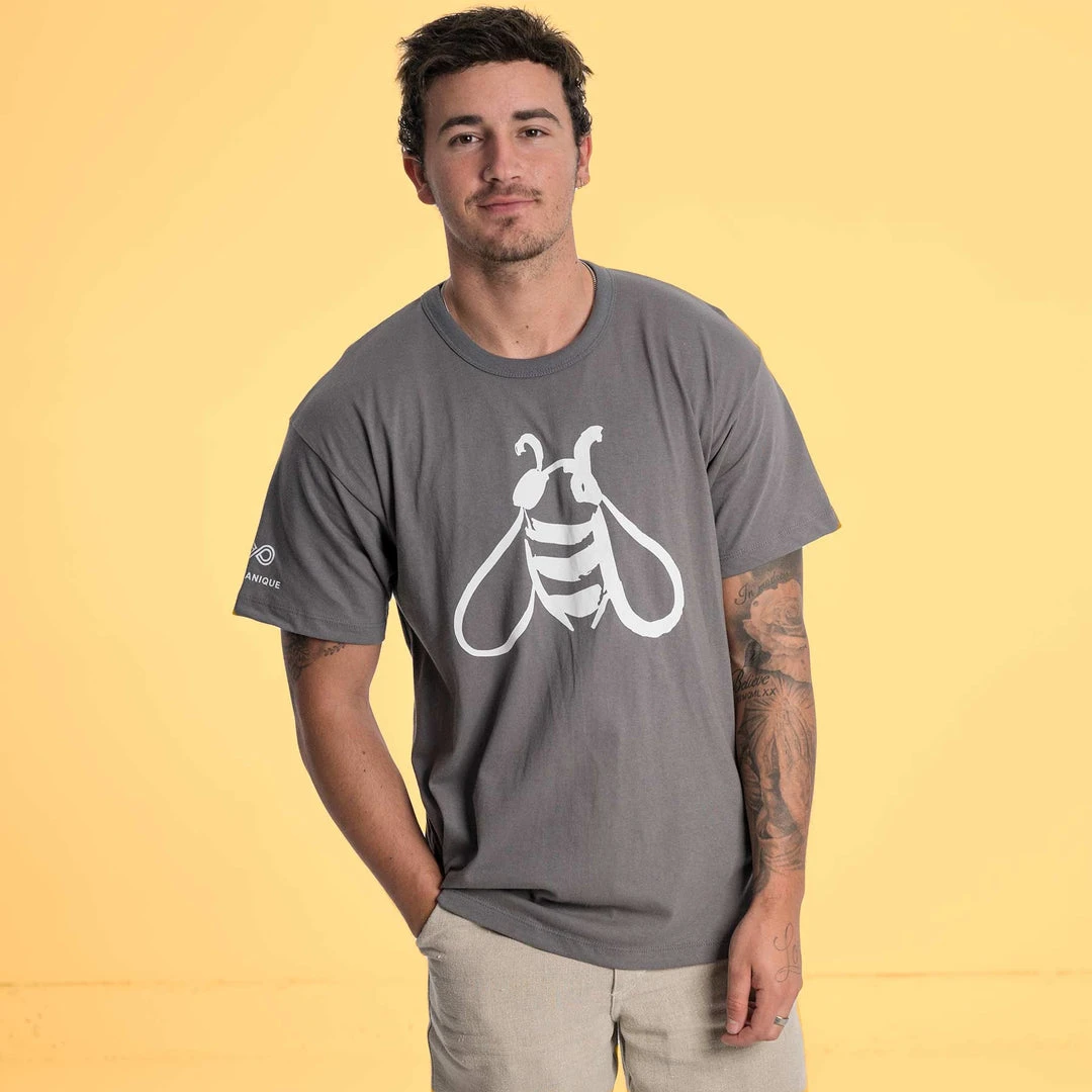 SONOMA Printed 100% Organic Cotton T-Shirt - Bee Design | Unisex Eco-Friendly Tee | Made in USA 2 T-Shirts Tops SONOMA Printed 100% Organic Cotton T-shirt (Unisex) (Made In USA) - Bee