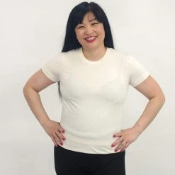 T-Shirts SONOMA 100% Organic Cotton Crewneck T-shirt (Made In USA) (Unisex) Women