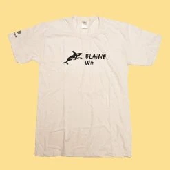 T-Shirts SONOMA Printed 100% Organic Cotton T-shirt (Made In USA) (Unisex) (Orca) Women