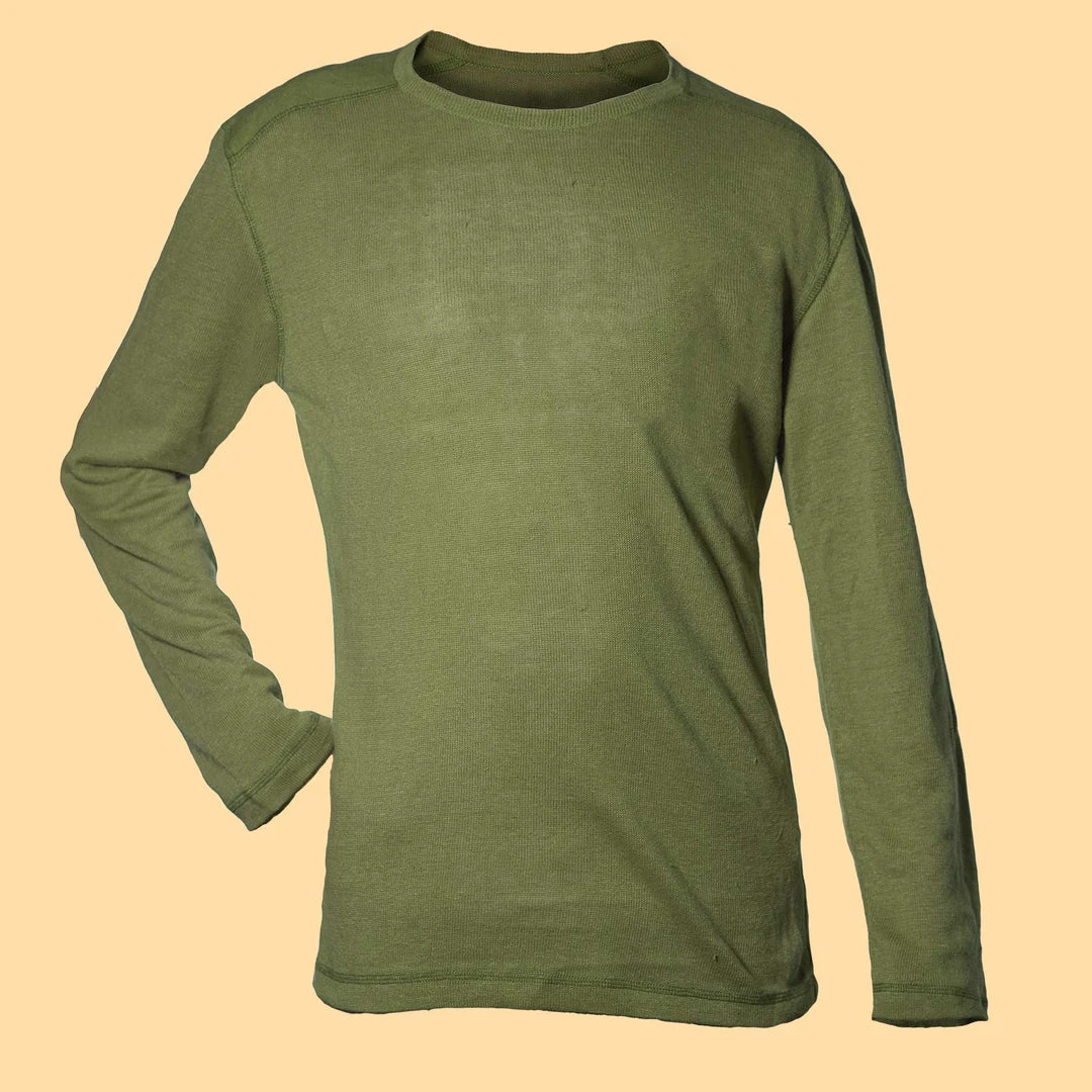 STRAVINSKY 100% Organic Linen Long-Sleeve Knit Shirt - Unisex, Eco-Friendly & Comfortable 6 Vendor-unknown STRAVINSKY 100% Organic Linen Long-sleeve Knit Shirt (Unisex)