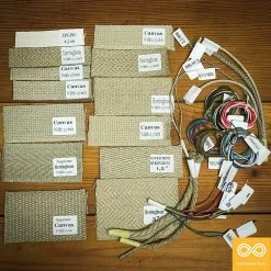 Swatchbook 5: Arts & Crafts Kit - Hemp Ropes, Braided Cords, Twines, Webbing, Edging Tape DIY