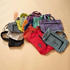 Vendor-unknown SYDNEY 100% Organic Hemp Clutch Tote (With Shoulder Strap) (12x9x3.5) (Plastic-free)