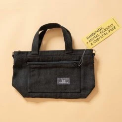 Vendor-unknown SYDNEY 100% Organic Hemp Clutch Tote (With Shoulder Strap) (12x9x3.5) (Plastic-free)