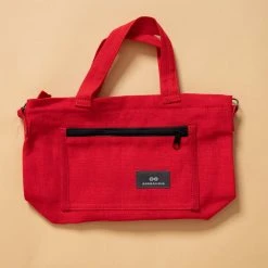 Vendor-unknown SYDNEY 100% Organic Hemp Clutch Tote (With Shoulder Strap) (12x9x3.5) (Plastic-free)