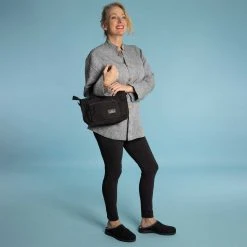 Vendor-unknown SYDNEY 100% Organic Hemp Clutch Tote (With Shoulder Strap) (12x9x3.5) (Plastic-free)