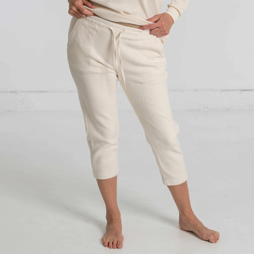 FINN 100% Organic Cotton Fleece 3/4 Jogger Pants for Women - Quinn | Eco-Friendly & Comfortable Sweatpants 2 Vendor-unknown FINN 100% Organic Cotton Fleece 3/4 Jogger Pants (Quinn) Bottoms