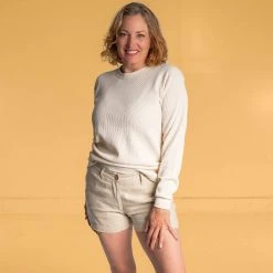 Vendor-unknown WAFFLE 100% USA Organic Cotton Thermal Knit Honeycomb Tubular Fabric (By The Yard) DIY