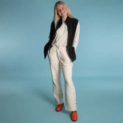 Vendor-unknown JOLENE Women's 100% Organic Cotton Fleece Sweat Pants (Women's And Plus Sizes) Bottoms