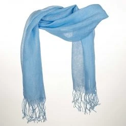 TAORMINA 100% Organic Hemp Scarf - Lightweight Gauzy Warmwear for Women (24" X 70") 49 Vendor-unknown TAORMINA 100% Organic Hemp Scarf (24