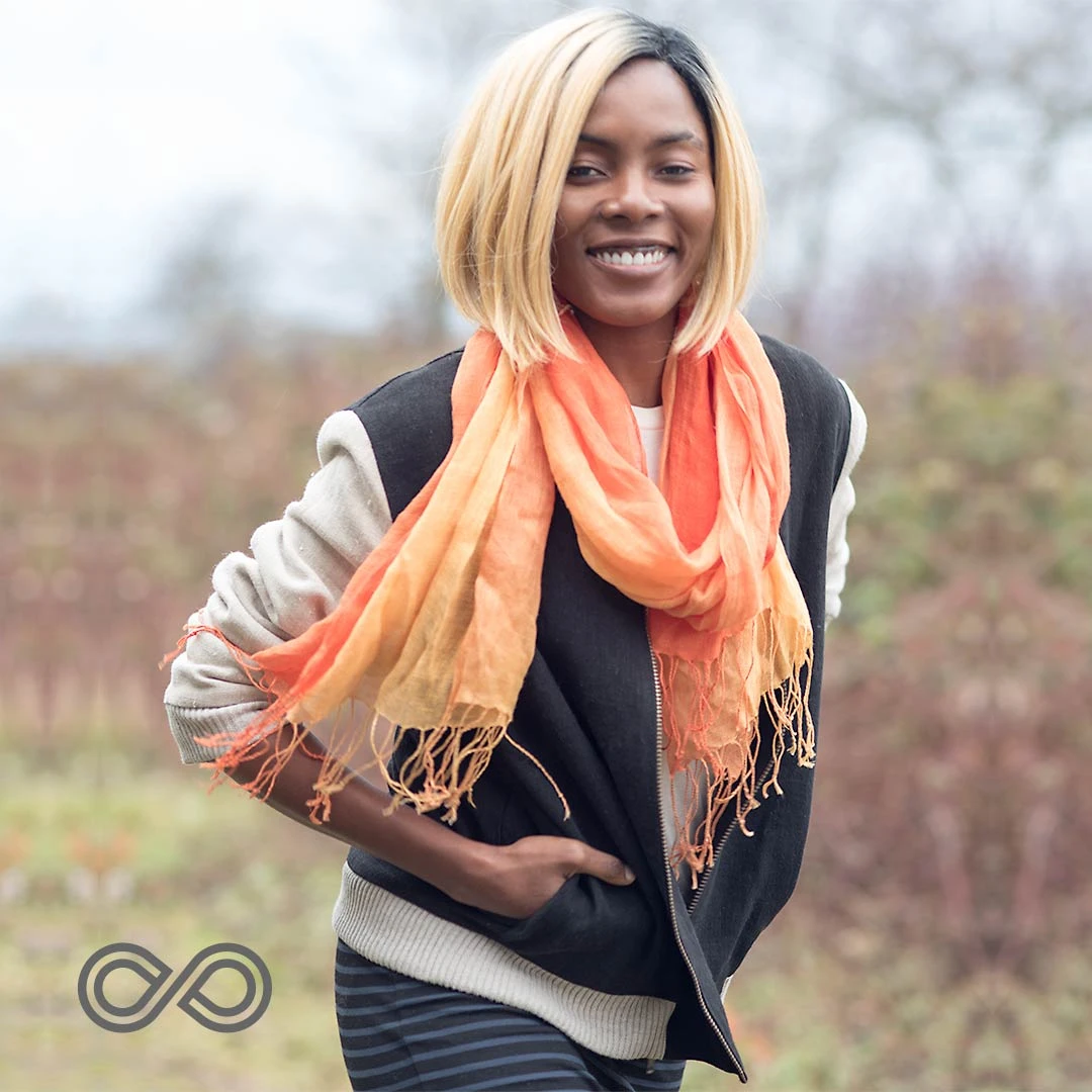 TAORMINA 100% Organic Hemp Scarf - Lightweight Gauzy Warmwear for Women (24" X 70") 18 Vendor-unknown TAORMINA 100% Organic Hemp Scarf (24" X 70") (Gauzy, Lightweight) Warmwear & Outerwear