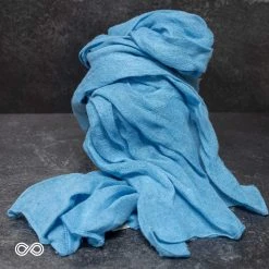 TAORMINA 100% Organic Hemp Scarf - Lightweight Gauzy Warmwear for Women (24" X 70") 52 Vendor-unknown TAORMINA 100% Organic Hemp Scarf (24