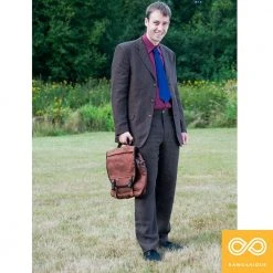 Evanston Deluxe Hemp Messenger Courier Bag with Handle & Shoulder Strap - Eco-Friendly & Durable 5 Vendor-unknown ShoesBags&More Evanston Deluxe Hemp Messenger Courier Bag (With Handle & Shoulder Strap)