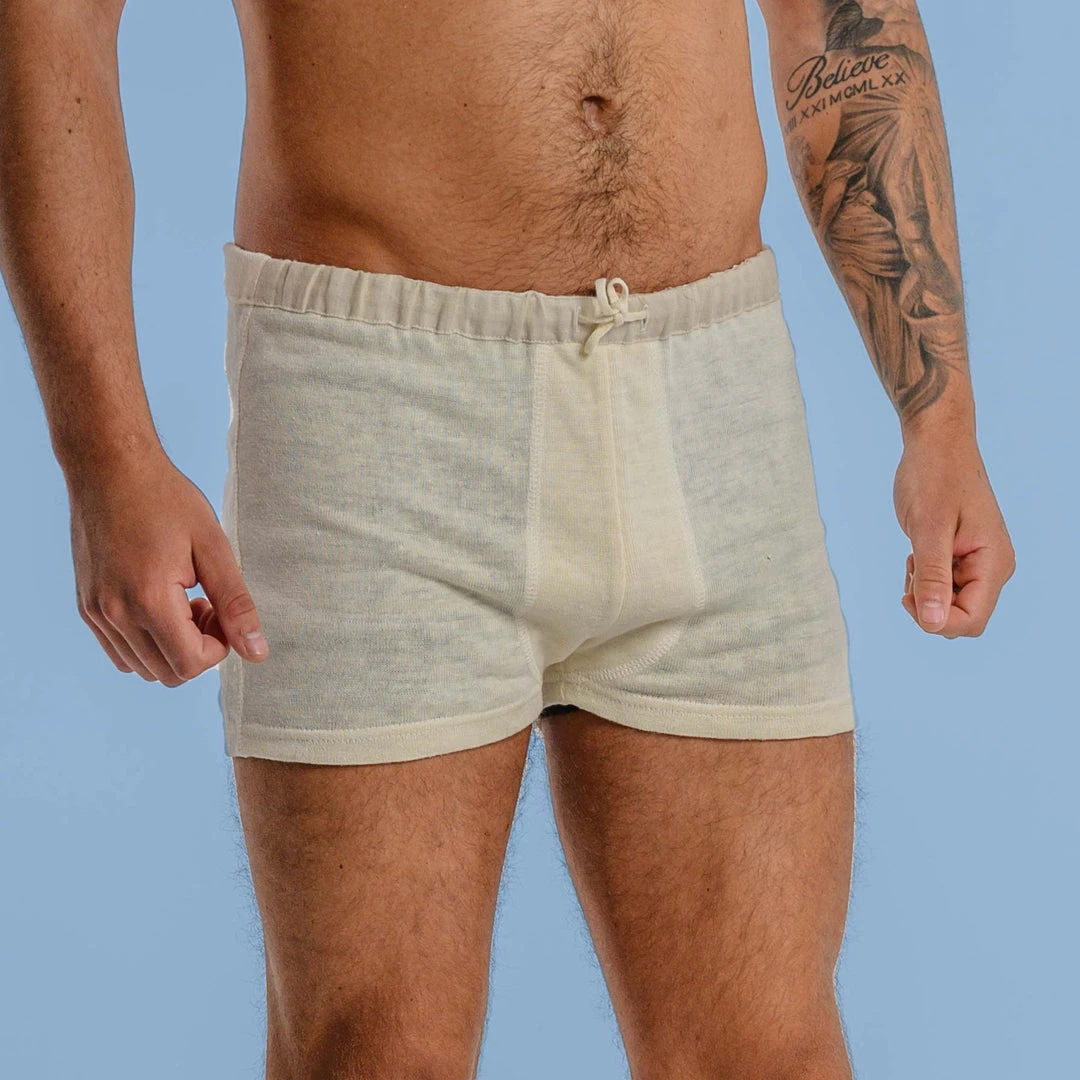 TELLURIDE 100% Organic Hemp Knit Boxer Briefs for Men - Comfortable & Eco-Friendly Underwear 4 Vendor-unknown TELLURIDE 100% Organic Hemp Knit Boxer Briefs (OC Thread)