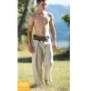 Vendor-unknown Unisex Organic Linen Thai Fisherman's Pants