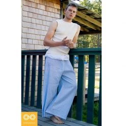 Unisex Organic Linen Thai Fisherman's Pants - Comfortable & Eco-Friendly 9 Vendor-unknown Unisex Organic Linen Thai Fisherman's Pants